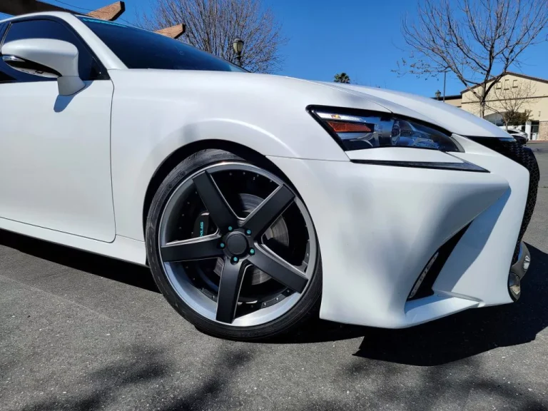 Alloy wheels of the car