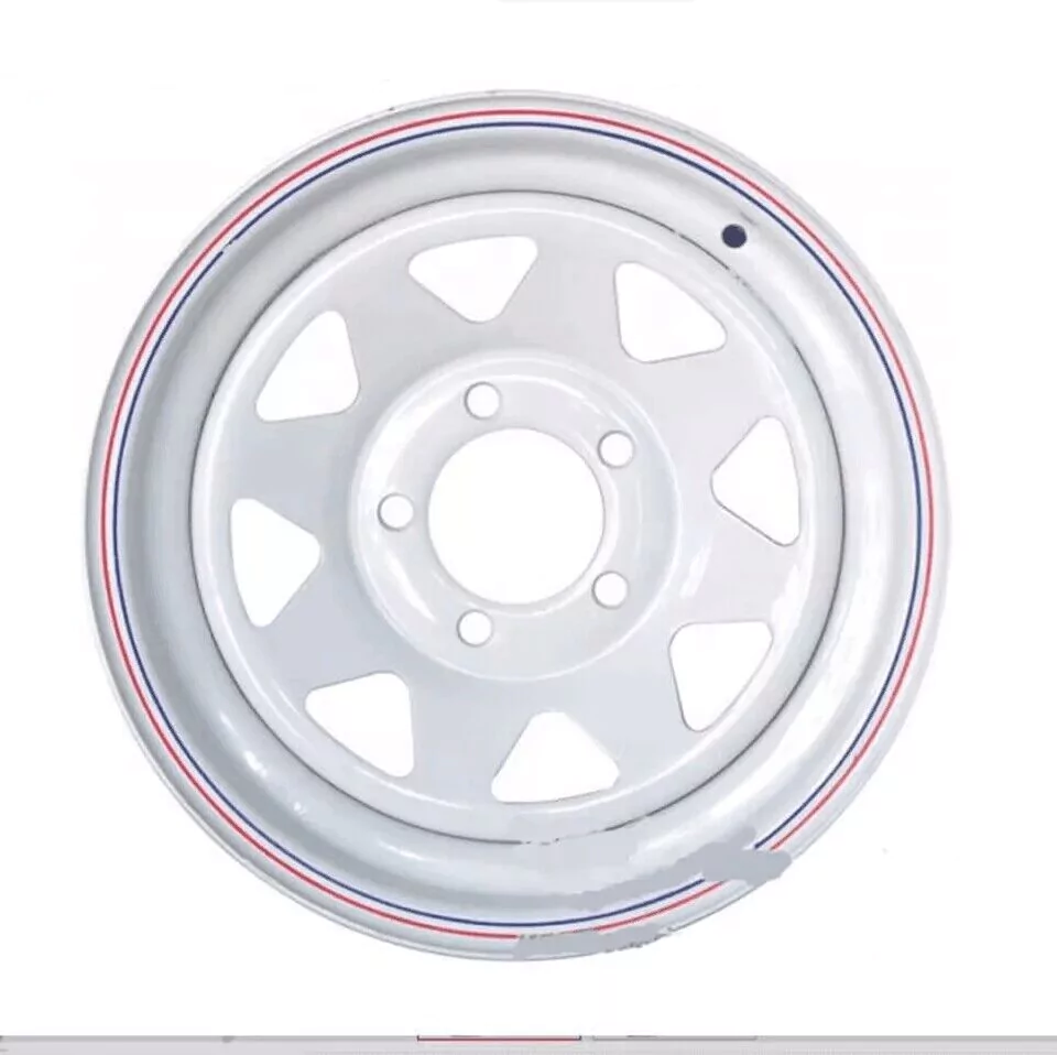 white-coating steel wheel